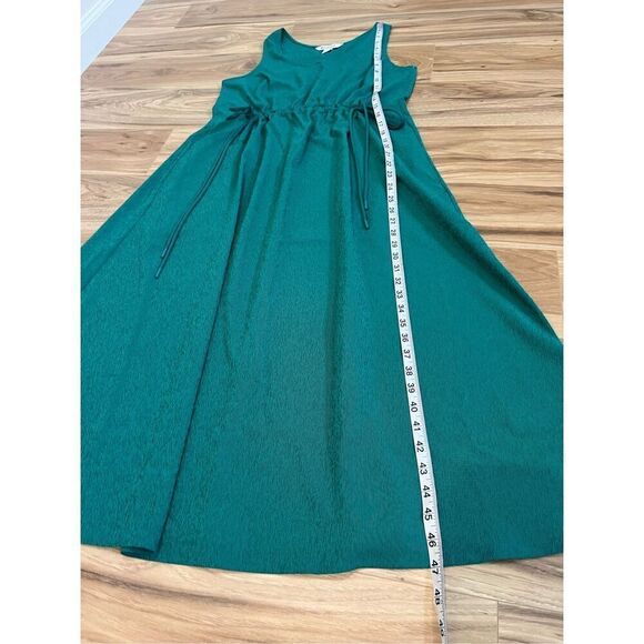 Athleta NWOT Echo Sleeveless Midi Dress Scoop Neck Lightweight Green Size S - Picture 5 of 8